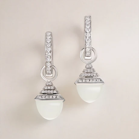 Cleo Diamond Huggie Earrings - alternate view